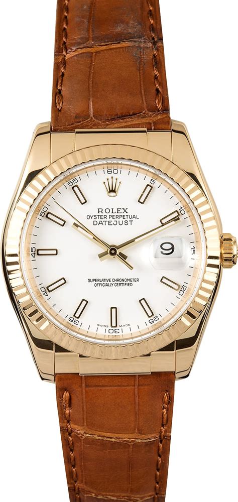 rolex genuine leather|rolex leather watch price.